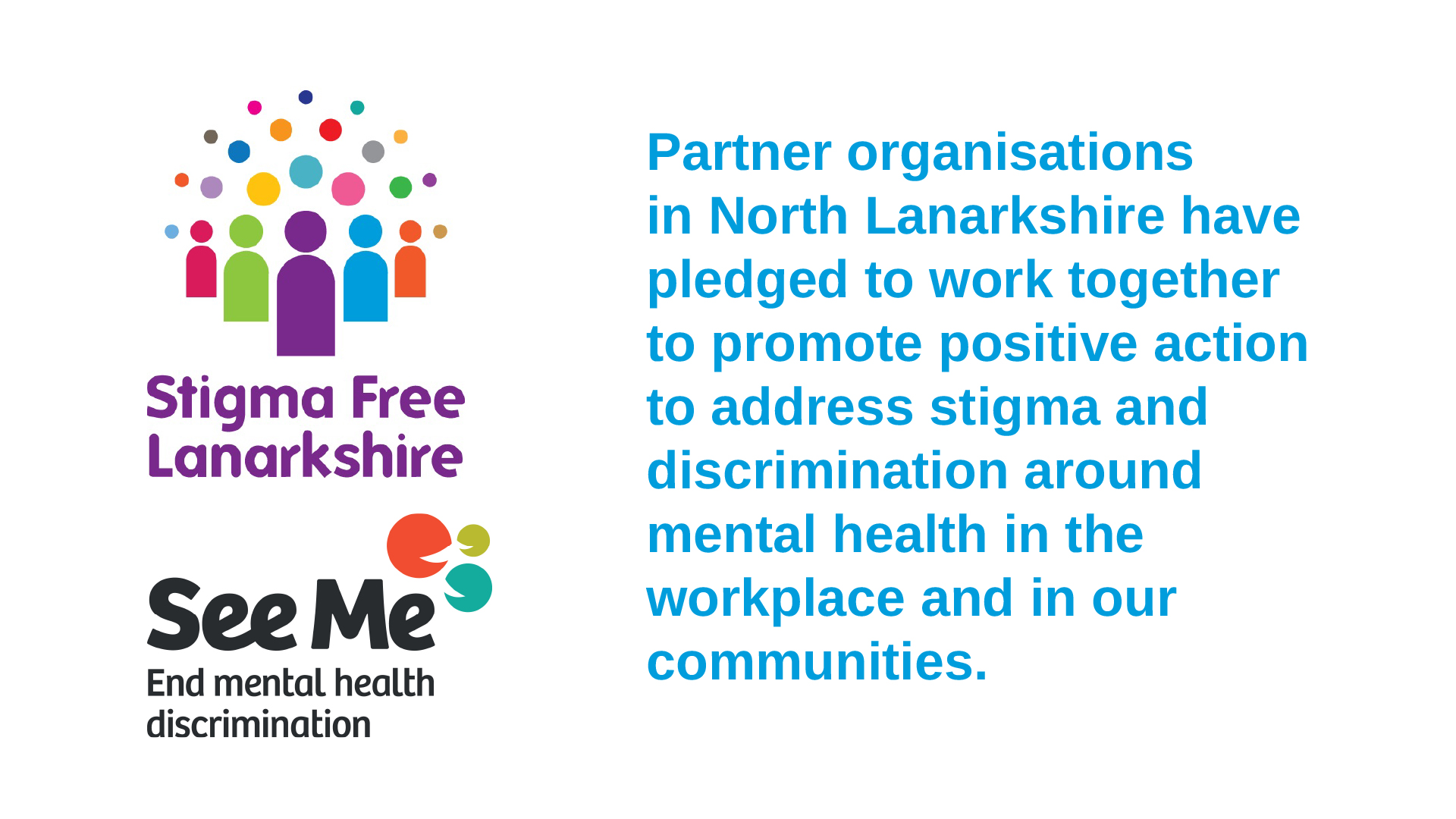 Partners Pledge to Address Mental Health Stigma North Lanarkshire Council